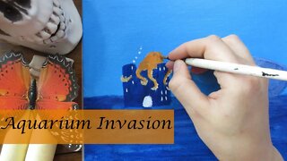 Aquarium Invasion Speed Paint