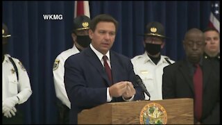 Florida Gov. Ron DeSantis makes immigration announcement in Titusville