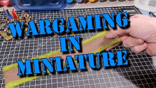 Wargaming in Miniature ☺ Building Flexible Roads and Rivers part 1 Roads