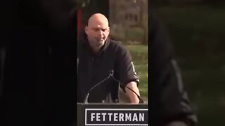 American Flags Fly Away as Fetterman Says He is “Ready to Serve Pennsylvania"