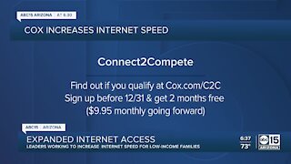 Expanded internet access