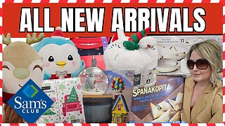 WHAT'S NEW AT SAM'S CLUB October 2023 | Christmas Gifts | Appetizers | Christmas Pjs & More |