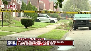 Woman and man found dead inside home on Detroit's west side