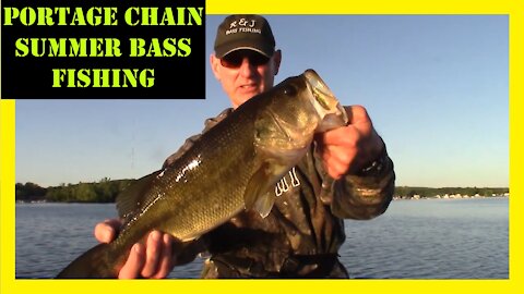 Portage Chain Bass Fishing Pinckney Michigan