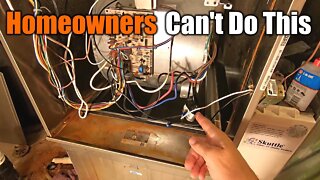 You Are Not Allowed To Fix Your Own Furnace !!! | How To Do It Legally | THE HANDYMAN |