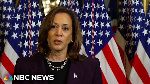 VP Harris following Netanyahu meeting: 'It's time for this war to end'