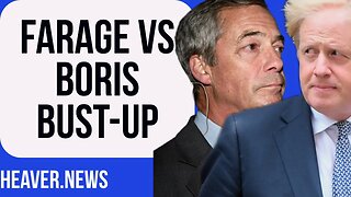 Nigel Farage And Boris Johnson CLASH