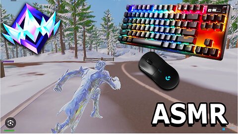 [ASMR] 🏆 Fortnite UNREAL RANK Gameplay 💤 (New Chapter 5 Season 1) 😴 Satisfying Keyboard 360 FPS