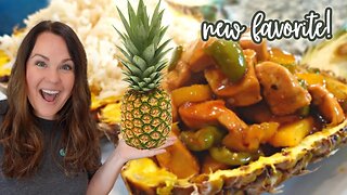 EASY DINNER RECIPES | PINEAPPLE CHICKEN TERIYAKI | FEEDING THE BYRDS