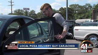 Pizza delivery driver’s car stolen during shift