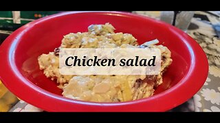 What's for lunch/dinner homemade chicken salad
