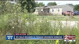 911 calls released in teenage crossbow homicide