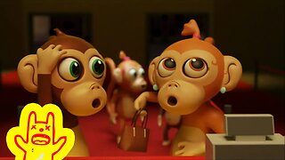 Watch the Bad Monkey PopCorn and the Dlisney Strange World 3D Animation in 3D!