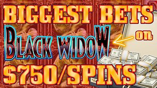 Massive $750 High Limit Spins in the Casino!