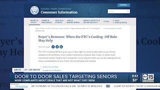 LJK: Door to door sales targeting seniors