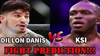 DILLON DANIS VS KSI(FIGHT PREDICTION)!!!