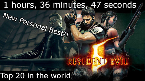 Personal Best Speedrun Co-op NG+ in Resident Evil 5 (Console Top 20)