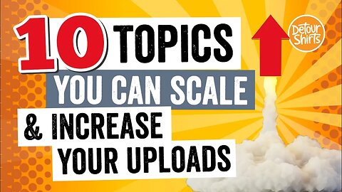 How to increase your uploads! 10 Topics to scale your designs and turn them into more uploads.