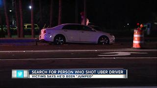 Search for person who shot Uber driver