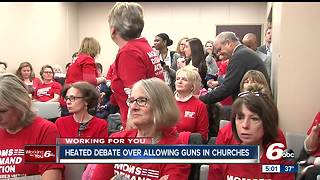 Debate over guns in churches bill heats up at Indiana Statehouse