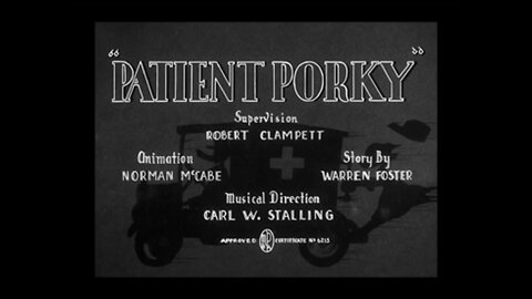 1940, 8-24, Looney Tunes, Patient Porky