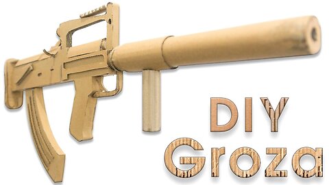 How To Make Groza Gun in PUBG From Cardboard DIY By King OF Crafts