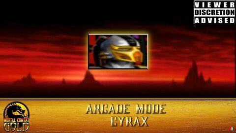 Mortal Kombat Gold: Arcade Mode - Cyrax