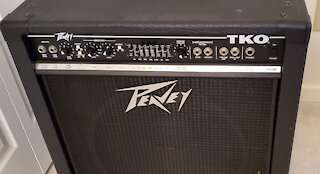 Repairing noisy scratchy pots with static on a bass amp Peavey TKO 115 S