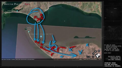 [ Kherson Front ] Ukrainian amphibious landing at Kinburn Spit on the southern bank of Dnipro River