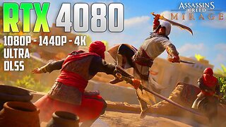 Assassins Creed Mirage on the RTX 4080 | 4K - 1440p - 1080p | Ultra & DLSS