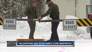 Yellowstone and Teton Parks close