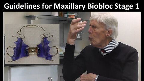 Instructions for Wearing the Upper (Maxillary, Palatal) Biobloc Stage 1 Appliance by Prof John Mew