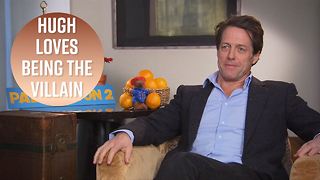 Hugh Grant jokes he was 'miserable' filming Paddington