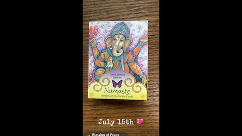 7/15/24 card: meditation blessing