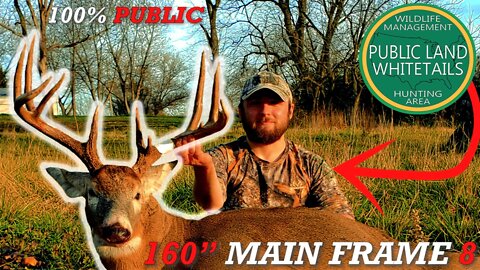 160" Main Frame 8 | Public Land Beast | Biggest Bow Buck | Story Of My Whitetail Hunt