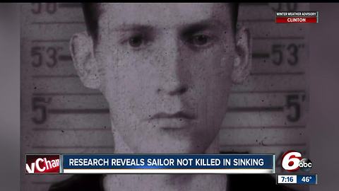 Research reveals sailor not killed in sinking of USS Indianapolis