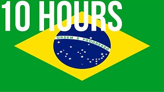 [10 HOURS] of Brazil flag waving in the wind