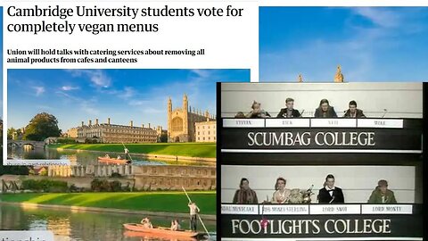 Vegans Only: Cambridge University Finds A New Way to Exclude the Plebs and Dissenters