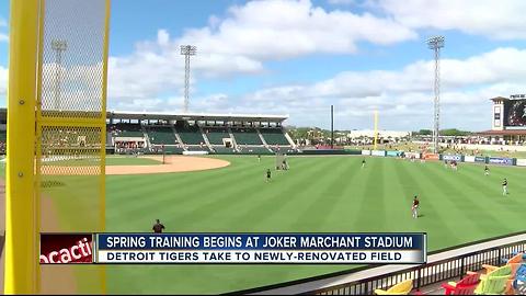 Spring Training begins at Joker Marchant Stadium
