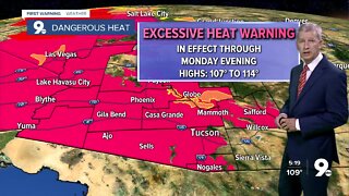Excessive Heat Warnings remain in effect