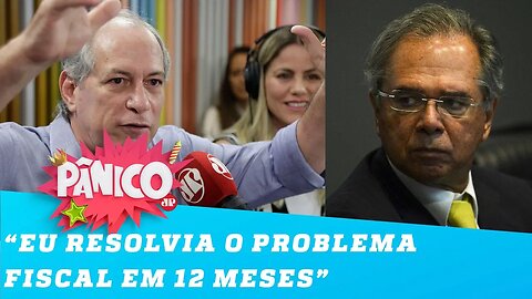 Ciro Gomes sobre política econômica: 'Paulo Guedes é ruim'