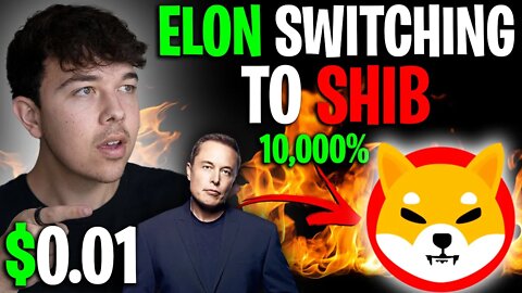 ELON MUSK SWITCHING TO SHIBA INU COIN 🔥 SHIB PRICE PREDICTION 🚨