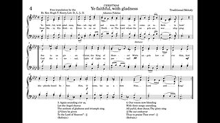 4. Ye faithful, with gladness (St. Gregory Hymnal)