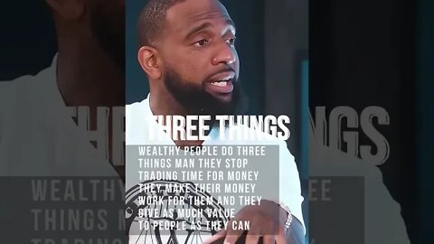 Wallstreet Trapper, Three Things Wealthy People Do