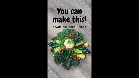 How to make a beautiful Vegetable Tray #Shorts