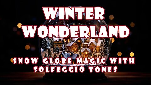 Winter Wonderland: Snow Globe with SOLFEGGIO tones