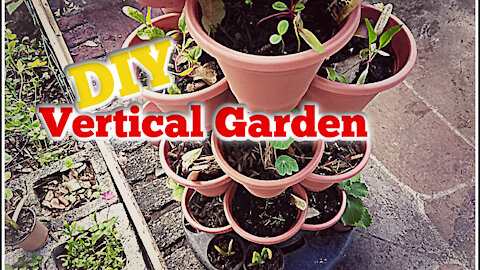 DIY Vertical Garden | Stackable Planter | Dollar Tree DIY