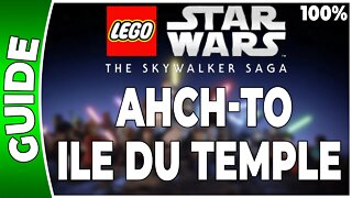 LEGO Star Wars : La Saga Skywalker - AHCH-TO - ILE DU TEMPLE - 100% Briques, Datacarte, Vaisseaux