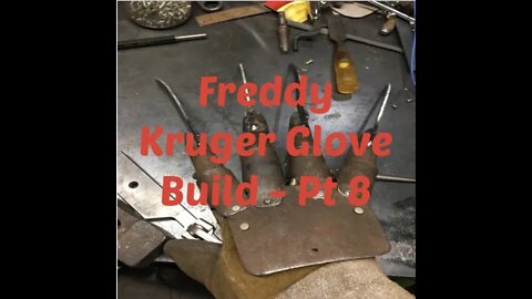Freddy Kruger Glove Build - Part 8 - Numbers and Rust - Halloween Build - Nightmare in My Garage
