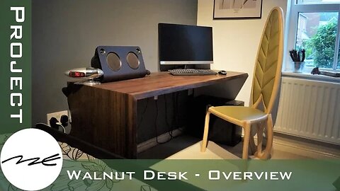 Making a Natural Edged Walnut Desk